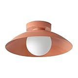 Moderne, minimalistische Deckenleuchten aus kugelförmigem Glas, nordische, einfache E27-Halbeinbauleuchten für Flur, Wohnzimmer, Küche, Schlafzimmer, Café