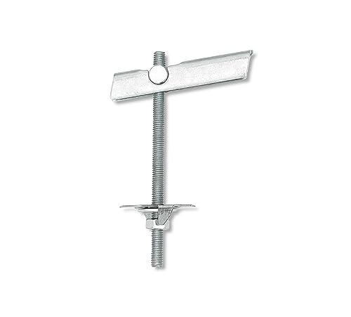 NOLDAR | Taco basculante con varilla roscada de M6 en acero zincado. Pack de 4 unidades. Taco tipo...