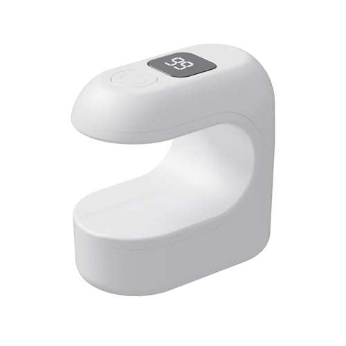 Lámpara de uñas compacta, secador LED compacto de secado rápido, luz de curado de un solo dedo, mini herramienta de manicura portátil, ideal para mujeres, niñas, principiantes, profesionales, viajes
