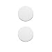 3¼" White Vinyl Door Knob Wall Shield Protector, 4 Pcs.
