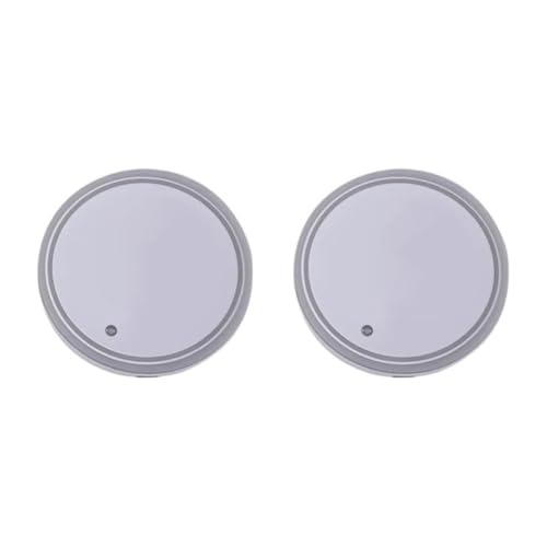 GUOQINGLH 2 PièCes Dessous Verre LED pour BMW MPower M2 M3 M5M8, Porte-gobelets Eau Gobelet Tapis 7 Couleurs Tasse sous-Verres Chargement USB Lumineuses...