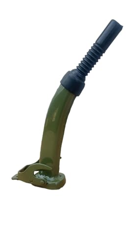Image of Jerry Can Spout (Rubber Nozzle) for Pouring of Fuel- Green Colour (3)