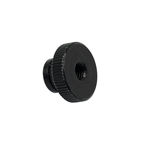 Miniatura 4 de 10 unids M4 negro plateado acero al carbono moleteado tuerca pulgar tuerca aprieta la tuerca 3D Impresoras piezas cortina pared