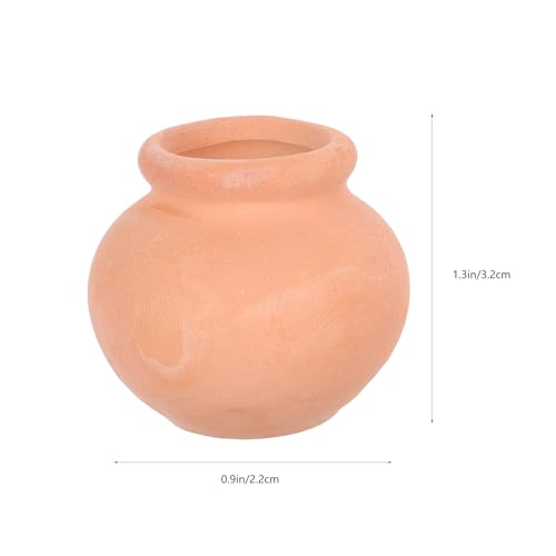 Angoily 6 Pieces Small Mini Clay Pots, Terracotta Pots, Ceramic, Sillarware, Planse, Cactus, Juice Children' for Indoor Outdoor Use - Image 3
