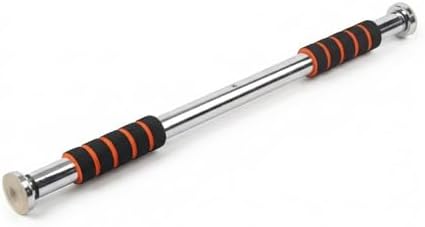 Barra Fixa de Porta para Exercícios Multifuncional Ajustável 60-1...