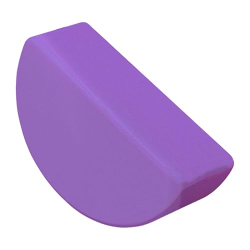 Aosekaa Half Round Yoga Block,Half Moon Balance Block,Multifunctional Exercise Brick Prop AntiSlip for Home Gym Workout Training, Violet