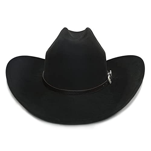 Fluffy Sense. CBH Cowboy Hat For Women And Men With Shapeable Wide Brim - Felt Cowboy Hat Cattleman Western Hats thumb #1