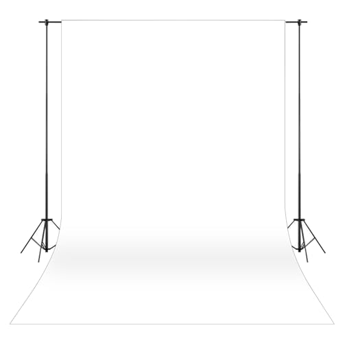 WIYETY 200 x 300 cm - Fond blanc pour photo - Fond blanc lavable pour la photographie, la vidéo et la télévision - Sans support