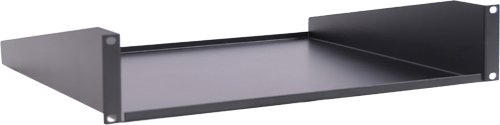 1U Non Vented Shelf - Black