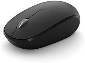 Microsoft Bluetooth Mouse - Black. Comfortable design, Right/Left Hand Use, 4-Way Scroll Wheel, Wireless Bluetooth Mouse for PC/Laptop/Desktop, works with for Mac/Windows Computers