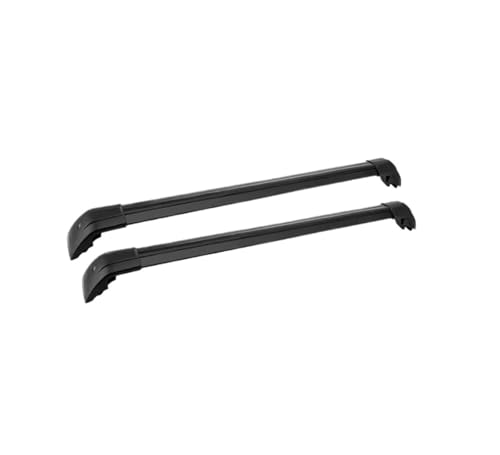Barres de toit haut de gamme pour Lexus LX600, porte-bagages robuste en alliage noir 2 pièces