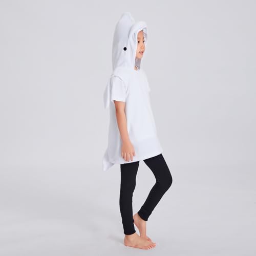 Disfraz infantil unisex chaleco con capucha de forro polar miniatura 5
