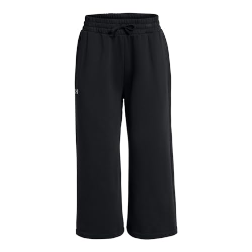 Under Armour Women's Rival Fleece Crop Wide Leg Pants