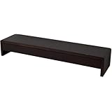 Zdaqian モニタースタンド モニター台 木製 大容量 引き出し付き 机上台 机上ラック キーボード収納 引出し ノートパソコン台 卓上ラック 上置棚 組み立て簡単 (ブラック,80*20*13cm)