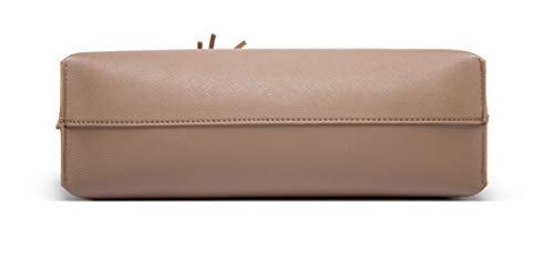 Image of Dreubea Women's Soft Faux Leather Tote Shoulder Bag from, Big Capacity Tassel Handbag