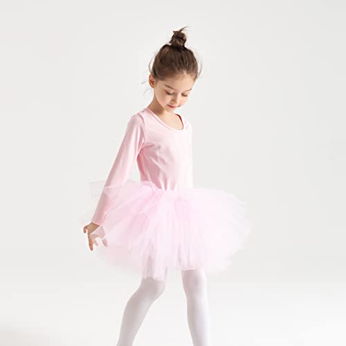 Image of Girls' Camisole Dance Tutu Leotard with Fluffy 4-Layers Ballet Dress for Ballerina (18 Months - 7 Years)