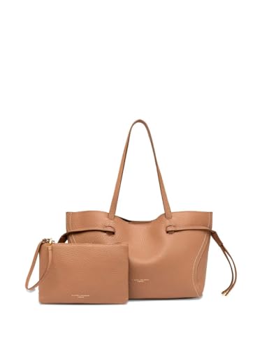 Gianni Chiarini Sac Shopper Violette en Cuir Clay Marron Clair - 3