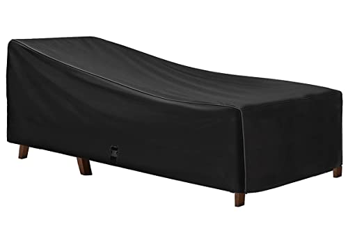 Fundas Impermeables Para Tumbonas SIRUITON Funda Tumbona Jardin Impermeable para Tumbona de Jardín al Aire Libre Anti UV Resistente al Viento Oxford 420D para...