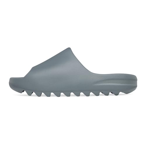 adidas Mens Yeezy Slide Athletic Sandals Casual - Grey - Size 12 M2