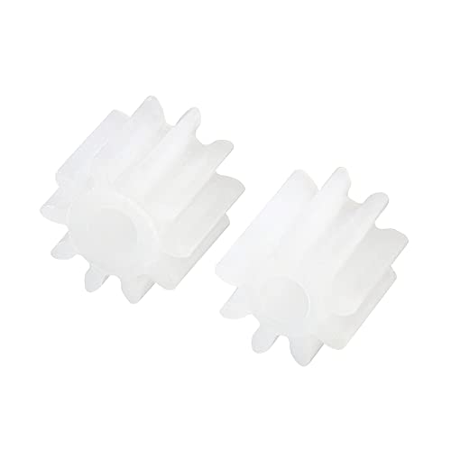 MECCANIXITY Plastic Gear Wheel 10 Teeth 9 Teeth for Motor Gearbox Shaft Pack of 1 Set