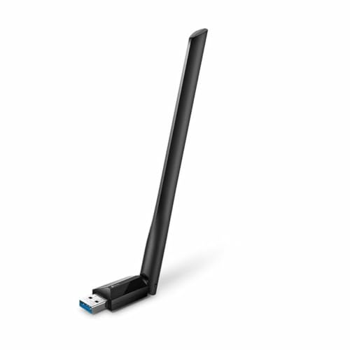 TP-Link Archer T3U Plus AC1300 High Gain Dualband USB WiFi nätverksadaptrar upp till 867 Mbit/s på 5GHz och 400 Mbit/s på 2,4GHz, kompatibel med Windows 11/10/8