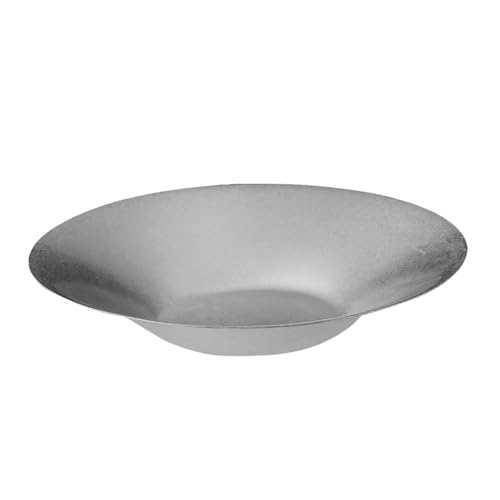 Ciieeo Vintage Stainless Steel Pasta Bowl Decorative Dessert Holder for Serving Fruits Salads and Snacks Bowl for Restaurants and Home Use