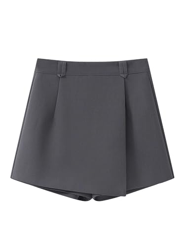 Women's A-Line Skirt Spring Summer Petite High Waist Blazer Mini4