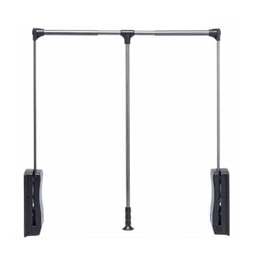 Tringle de penderie rabattable pour dressing haut, aménagement de placard de chambre