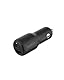 Belkin BoostCharge 2-Port-Kfz-Ladegerät, 42 W, Schnellladen mit USB-C, 30 W PPS, USB-A-Anschluss, 12 W, für Apple iPhone 16, 16 Pro, 16 Pro Max, iPhone-Serien 15, 14, Samsung Galaxy S24 usw. – Schwarz