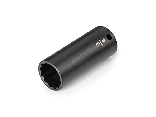 Image of TEKTON 3 /8 Inch Drive x 3 /4 Inch Deep 12-Point Impact Socket | SID13219