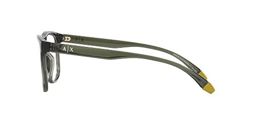 Image of Armani Exchange mens Ax3101u Universal Fit Square Prescription Eyewear Frames