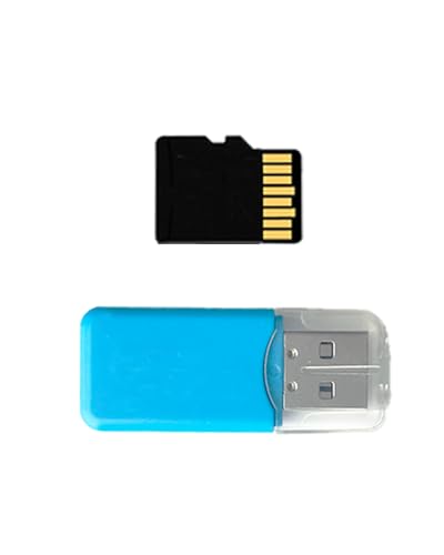 Image of Micro 4GB MicroSD Flash Memory Card with Card Reader for 3D Hologram Fan, Mobile Device Storage Phone, Tablet, Drone & Full HD Video Recording