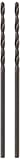 bosch fractional jobber length drill bit, 2-pack, colore: nero, bl2131