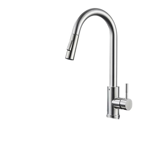 JQQJZLC Fregadero de la Cocina Gourmet de la Cocina Gourmet Grifo de la Cocina del Grifo del Grifo del Grifo del Grifo del Grifo del Grifo Black/Blanco/Dorado (Color: Tipo d Negro Mate)