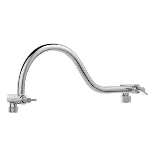 Lordear 16 Inch Shower Head Extension Arm, Solid Stainless Steel & Brass by Lordear - Used condition - US$19.31