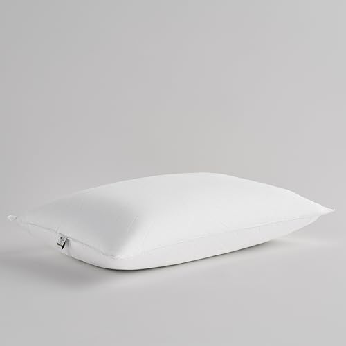 Sobel Westex Sahara Nights Medium Firm Hotel Pillow Queen Size for Back and Side Sleepers - Denser Gel Fiber Fill for Shape-Retaining Support Hotel and Resort Quality Machine Washable 20x30