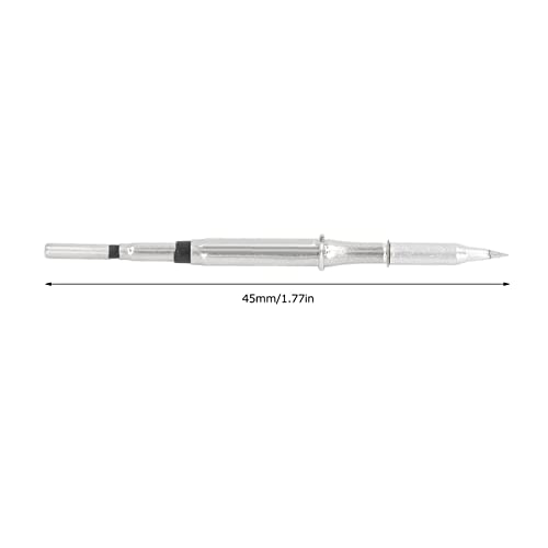Image of C115 Soldering Iron Tip, Soldering Iron Tip C115 Solder Head Welding Heating Soldering Iron Head Replacement for JBC 115 Soldering Station(C115 is Curved tip)