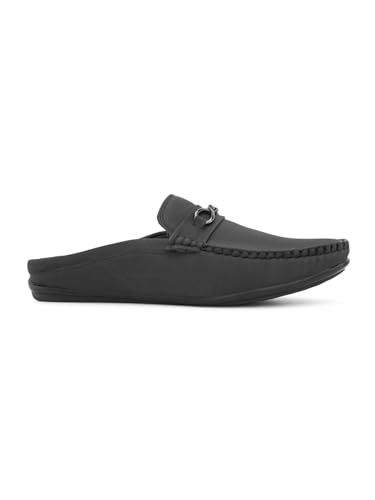 Image of SIR CORBETT Leather Back Open Loafers Shoes for Men (Size 6 to 13)