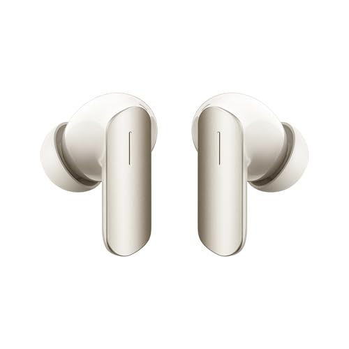 Image of realme Buds Air 7,12.4mm Dynamic Bass Drivers,52Hrs Playtime,52dB Hybrid ANC,6 Mic ENC,45ms Low Latency,360 Spatial Audio,Hi-Res LHDC,IP55 Dust & Water Resistant,True Wireless TWS BT v5.4(Ivory Gold)