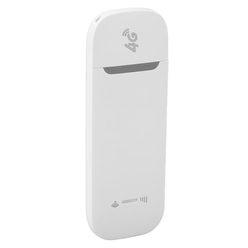 Hamwesh Adaptador USB 4G LTE, Punto de Acceso Móvil Inalámbrico de Velocidad de Descarga de 150 Mbps, Dongle WiFi con Ranura para Tarjeta SIM para Viajes en Coche, Oficina en Casa, hasta 10 Usuarios