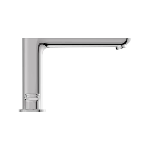 Image of GROHE Cubeo 3-Hole 2-Handle Deck Mount Roman Tub Faucet, Chrome
