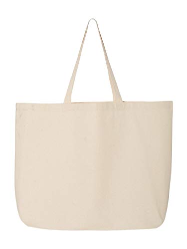 Q-Tees 25L Jumbo Tote One Size Natural
