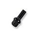 TRACER Radschloss Radschrauben Satz Felgenschloss Diebstahlsicherung M14x1,5 27mm Kugelbund R13 schwarz mit 2x Adapter kompatibel mit Audi, VW, Seat, Skoda