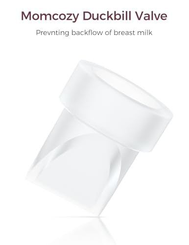 Image of Momcozy M5 Duckbill Valves. Original M5 Breast Pump Replacement Accessories, 4 PCS
