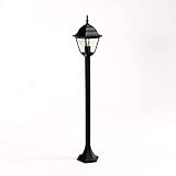 Photo Gallery licht-erlebnisse - lampada a stelo per esterni, resistente alle intemperie, e27, 105 cm, stile rustico Photo Gallery licht-erlebnisse - lampada a stelo per esterni, resistente alle intemperie, e27, 105 cm, stile rustico