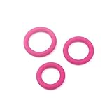 3 Sizes Silicone Cock Rings Male Delay Ejaculation Penis Lasting Erection Scrotum Testis Restraint Adult Game Sex Toys for Men Sexual Wellness Sunglasses (Color : 3 Size C, Size : As Shown)
