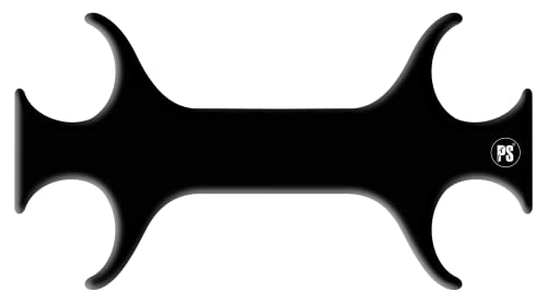MADE IN ITALY Paraserbatoio.it ADESIVO EFFETTO 3D Proteggi piastra sterzo per moto compatibile con HONDA HORNET 600 fino al 2004.Misure 101,4 x 54,1 mm Nero
