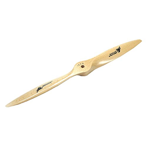 Dancing Wings Hobby Hélice en bois de hêtre pour avion RC avec moteurs nitro et essence, 45,7 cm CCW