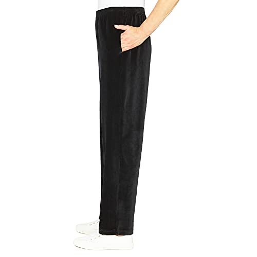 Alfred Dunner Women's Precious Jewels Velour Straight Leg Short Length Pant4