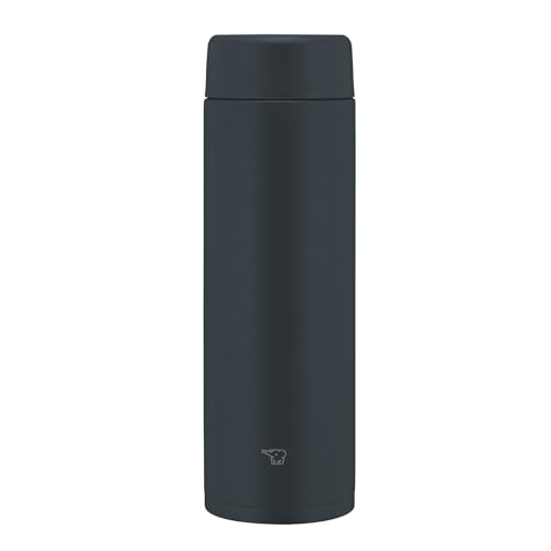 Zojirushi SM-GS60-BA Mahobin Stainless Steel Mug Water Bottle, 600 ml, Screw Type, Dishwasher Safe, Seamless Tub, Only 2 Cleaning Points, Black